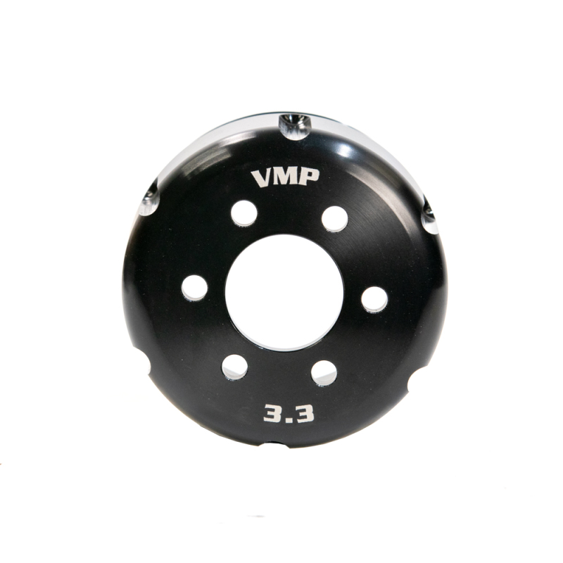 Ford Mustang Supercharger Pulley - VMP Performance - 3.3in 6-Rib - Black anodized - `11-`27